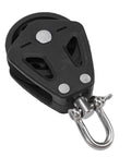 Single Swivel Sailing Block 50mm Stainless Steel Bearing Nylon Wheel Marine Pulley For Boat Rigging And Rope Guidance