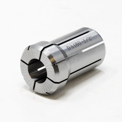 Half Inch DA180 Collet Tool Holder for CNC Milling and Drilling, Hardened and Ground Steel Build, Superior Concentricity