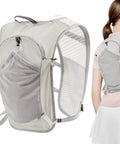 Ultralight Running Vest With Breathable Quick Dry Mesh Chest Pack Hydration Ready Kit For Runners And Outdoorsy Folks Adjustable Straps
