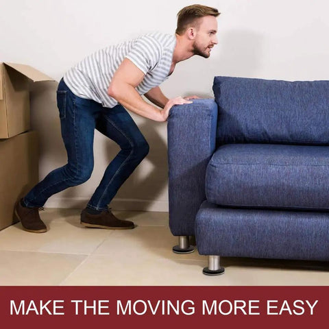 Felt Furniture Sliders Set, 20 Pack, 3.5 Inch Self Adhesive Pads For Carpet And Hardwood Floors, Heavy Furniture Movers, Reusable Moving Pads, Floor Protectors That Glide Smoothly