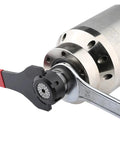 Heavy Duty ER25UM And ER32UM Precision Collet Wrench Tool For CNC Lathe Milling Spindle With Hardened High Speed Steel Grip No Slip tightening collet on spindle.