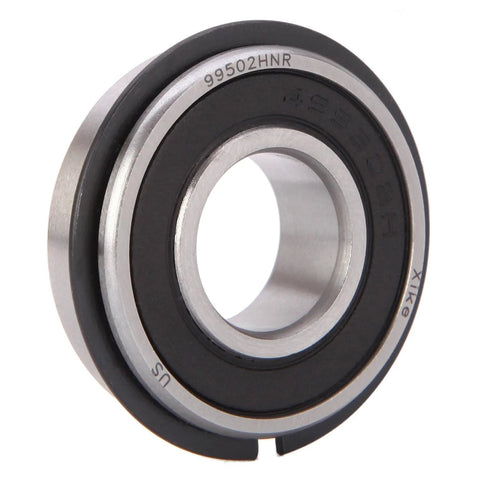 XiKe ball bearing with black seal, 5/8 in ID x 1-3/8 in OD, pre-lubricated.