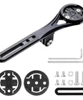 Aero Integrated Out Front Handlebar Mount System for Bikes, CNC 6061 T6 Aluminum, with mounting hardware and adapters