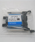 Two Pack ME 8108 Adjustable Roller Lever Arm Limit Switch in packaging for CNC mills and routers with NC and NO contacts
