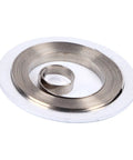 Replacement Balance Spring For 6497 Watch Movement, durable metal close-up on white background, compact design with winding stem hole.