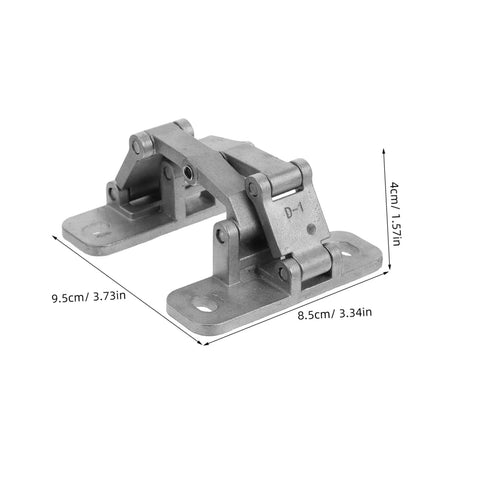 Veemoon heavy-duty stainless steel invisible door hinge pair with mounting plates; indoor/outdoor use