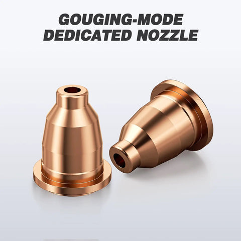 IPT60 Plasma Gouging Nozzle Set For Plasma Cutters 23 Pcs Includes Gouging Nozzles, Electrodes, Swirl Ring, Retaining Cup, Standoff