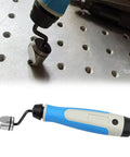 Homer NG1000 Deburring Countersink Tool Set With Sharp M2 High Speed Steel Cutters on metal surface for clean chamfering.