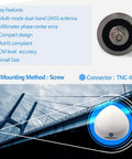 All-In-One GNSS Navigation Antenna for Vehicles, Marine, and Drones, top-notch centimeter-grade precision with mounting features