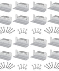 16-unit solar panel Z brackets mounting kit lightweight aluminum corrosion free for RVs trailers boats yachts
