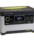 Go Anywhere Portable Power Station With LiFePO4 Battery 297Wh 350W AC Output 600W Surge Water Resistant Solar Generator front view
