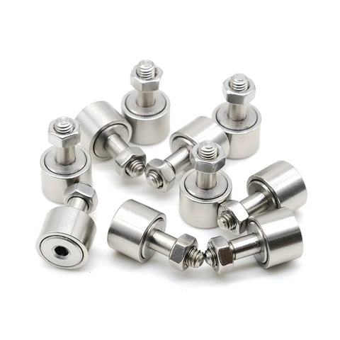 Badass M12 Bolt Shape Cam Follower Bearing Wheel Needle Roller Beefy Industrial Machine Spec Durable Wear Resistant Precision Engineered For Smooth Reliable Power Transfer