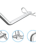 5th Wheel Pins And Clips 1/2 Inch Diameter Fits 5th Wheel Hitch And Rail Gooseneck Hitches Galvanized Rust Resistant