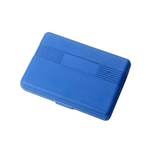 Blue PP toolbox case for Get That 36 Piece Extra Long Screwdriver Bit Set With Torx Star Hex Spline Heads And Magnetic Tips Stored In A Thick PP Toolbox For Your Garage Or Road Rigs Without The Hassle.