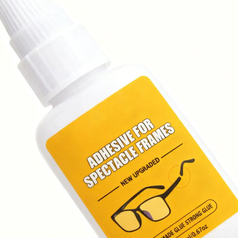 Go To Eyewear Adhesive For Quick Bonding 20Ml Frame Repair Glue Portable Durable Glasses Fix with precision tip visible