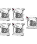 5 Pack Foldable Water Storage Bags With Spigots For Camping And Adventure, 15L Portable Drinking Water Bladders shown