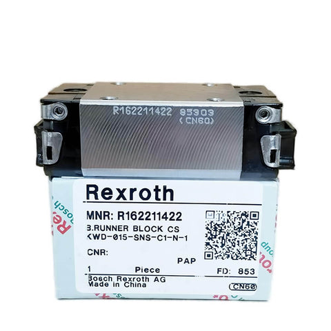 Linear slide block R162211422 single bearing unit compatible with R162219420 R162219422 R162219320 precision motion on package