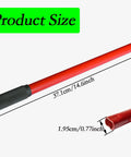Hydraulic jack handle replacement, red; 37.1 cm long with black grip for 2-ton car jacks.