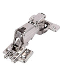 1Pc Folded Cabinet Door Hinge With Screw, Nickel Plated 1.2mm Thick Cold Rolled Steel fit 16-40mm doors, 135-170 degree opening, built tough