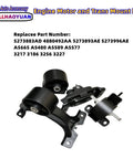 4 Piece Engine Motor Mount Set For 2011-2017 Grand Caravan 3.6L Chrysler Town And Country Ram CV VW Routan Replacement 5273883AD 4880492AA
