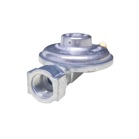 Propane Low Pressure Regulator With Three Eighths Inch Female Pipe Thread And POL Fitting For Backyard BBQ Grills And Low Pressure Appliances