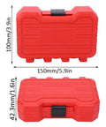 Heavy Duty 22 Piece Screw Extractor Set For Grabbing Stripped Bolts And Damaged Screws With Deep Thread Alloy Bits Plus Strong Magnet Connector For Tough DIY Home Repair Jobs In Your Garage, 150x100x42.3mm red case