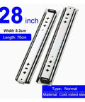 Real Heavy Duty 53mm Full Extension Drawer Slides With Ball Bearings Deliver Smooth Glide Under Max Load Featuring Rust Proof Galvanized Blue Finish So 700mm Long Slides Hit Full Access On Deepest Drawers Fast Today In Workshop Home Cabinets, 28 inch 53mm steel