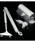 Hydraulic Door Closer With Adjustable Speed For Doors Between 15Kg And 45Kg No Slam Quiet Soft Close Built To Last One Piece Construction