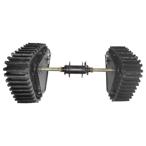 Heavy Duty Go Kart Rear Axle Kit With Snow And Sand Tracks For DIY GY6 110cc 125cc 150cc ATVs UTVs And 4 Wheelers
