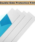 4 Pack 6061 Aluminum Sheet Metal 3x12x1/8 Inch With Protective Film Polished And Deburred Plate for DIY and Crafting