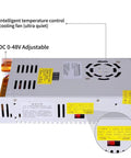 AC To DC Converter Power Supply 110 to 220V To 0 to 48V Adjustable DC Output with LED display and cooling fan