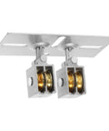 Straight Up Heavy Duty Steel Ball Bearing Sliding Door Roller Replacement Kit With Adjustable Height For Patio Slider Screens Universal Fit Corner Adapter Keeps Things Moving Smoothly Perfect For Weekend Warriors, twin rollers