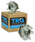 Rear Left And Right Wheel Bearing And Hub Assembly Set For Ford Focus 2013 Through 2018 2 Piece Without Active Park Assist