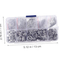 600 Piece Stainless Steel Split Lock Washer Kit For Electrical, Automotive, Marine And Household Use With Heavy Duty Gasket Assortment For Secure Bolt And Threaded Connections, organizer case