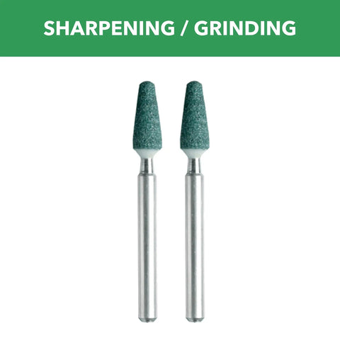 Silicon Carbide Grinding Stone Set 3 Pack For Rotary Tools Workhorse For Sharpening Deburring And General Grinding On Stone Glass Ceramic