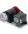 Built Like A Tank Cnc Fourth Axis Rotary Module Kit With High Torque 42 Stepper Motor And Four To One Belt Drive close-up view.