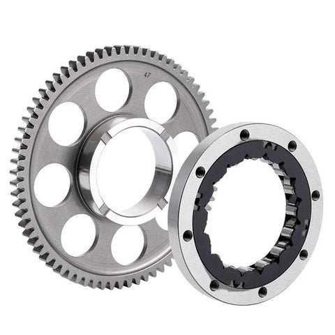 One Way Bearing Starter Clutch Gear And Flywheel Assembly For Motorcycle With Universal Fit Compatible With 2017 Models And 1260 Class Bikes
