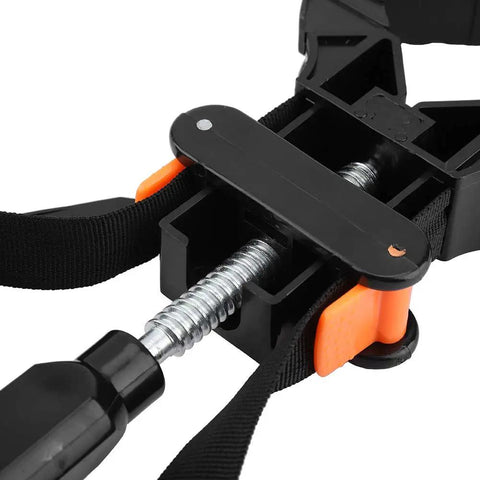 Professional Adjustable Strap Clamps For Woodworking And Picture Framing, Dead Simple Corner Band Setup With No Sweat Screw Adjustment, Heavy Duty Frame That Snaps Lock Fast, Killer Grip Every Single Time