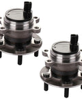 2-Piece rear wheel hub bearing assembly for Ford Focus 2012-2018 with ABS 5-lug pattern, OE Numbers 512466 WA512466 WB512466