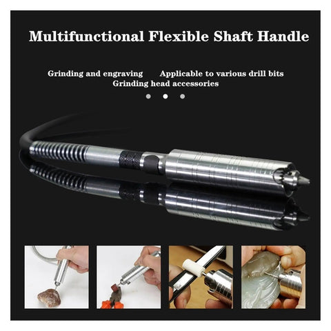 Multifunctional Flexible Shaft Handle for Badass 800W Polishing Machine Bench Grinder Rig with Stepless Speed Control.