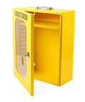 Lockout Tagout Station Wall Mounted Heavy Duty Built Tough LOTO Box Cabinet For Industrial Safety with open see-through door