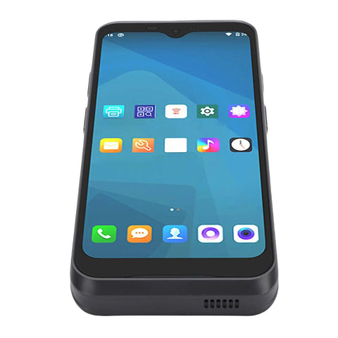 High Speed Mobile Pos Receipt Printer With 6.2 Inch Touch Screen 58mm Thermal Printer Built In Battery Makes Checkout A Hassle Free Smooth Operator Point Of Sale Terminal close-up of the touchscreen interface