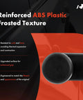 Close-up of reinforced ABS plastic window crank handle with frosted texture, fitting Ford & Mazda models, part of the 2 Pcs Window Crank Handles Textured Black Left And Right Fit For Ford F150 Heritage F250 F350 F450 F550 Super Duty E150 E250 Ranger Lincoln Mark LT Mazda B2300 set.