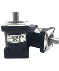 Heavy Duty Planetary Reducer For Nema 23 34 42 Stepper worm gear design features compact alloy build with dual output shafts.