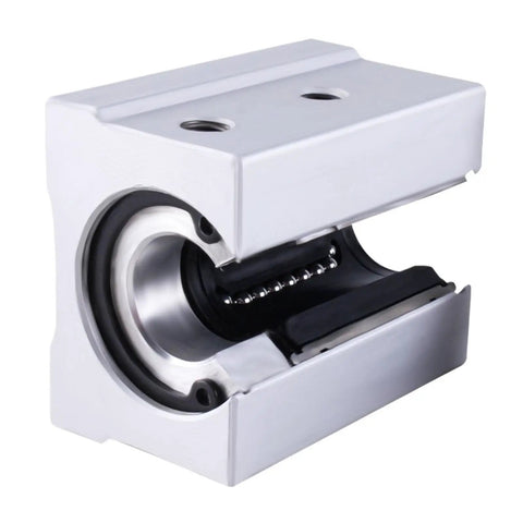 Close-up of Smooth As Butter Linear Guides Set 4 Pcs Self Aligning SBR12UU SBR16UU SBR20UU Lock Type Slide Rail Bearing