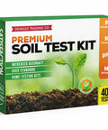 Box of 40 Test Soil Kit For Lawns Gardens And Vegetables With Ammonia Nitrogen pH Phosphorus And Potassium Readings