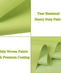 Close-up of tear-resistant heavy-duty green fabric for All Around Playtime Patio Canopy Replacement, tightly woven with premium coating.