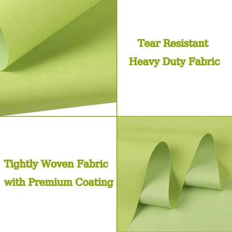 Close-up of tear-resistant heavy-duty green fabric for All Around Playtime Patio Canopy Replacement, tightly woven with premium coating.