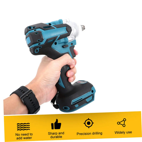 1 Set Cordless Electric Impact Wrench With Rechargeable Brushless Motor High Torque Power Tool For Automotive And Construction Jobs Super Durable Design Easy To Use For Pros And DIY Enthusiasts Great Value