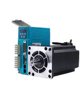 NEMA 42 3-phase closed-loop stepper motor with driver kit; blue control unit and black motor